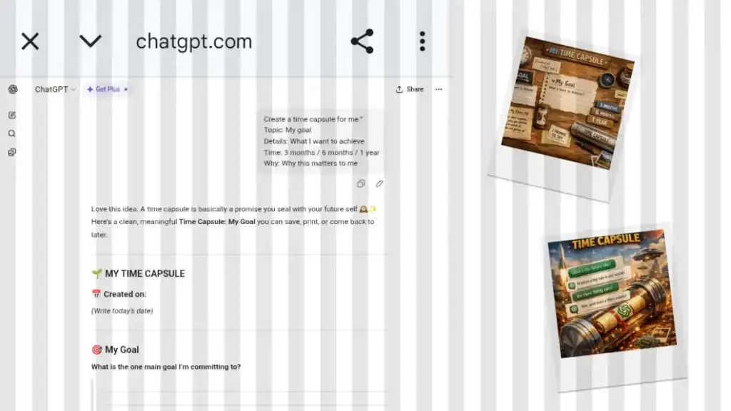 Chatgpt time capsule 2026