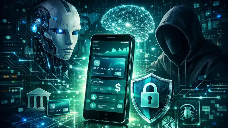 Digital security and technology concept.