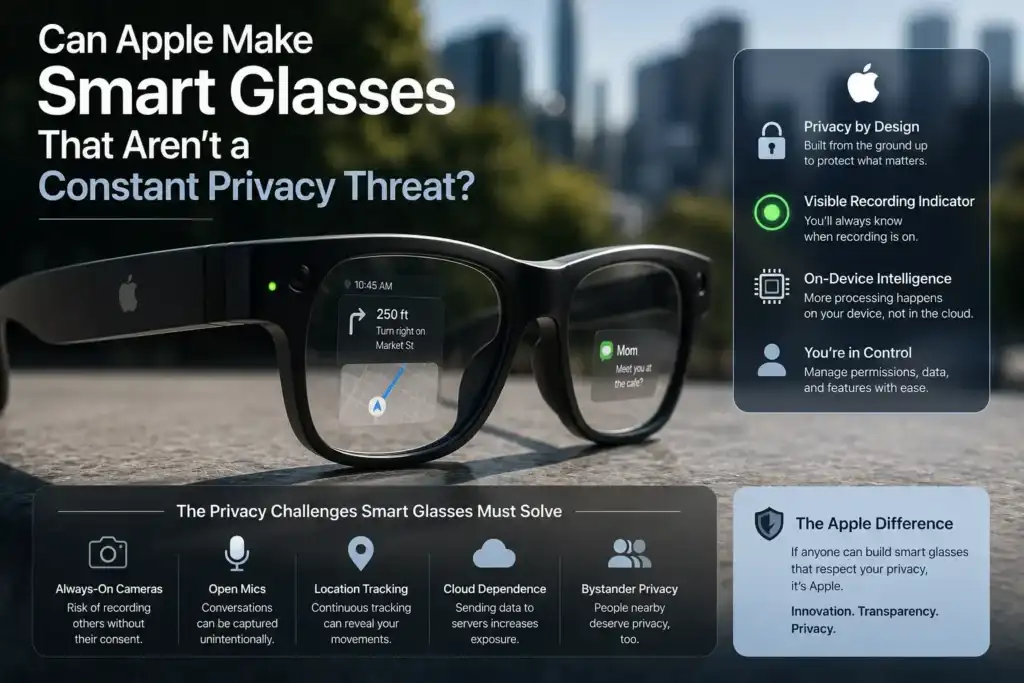 Apple smart glasses